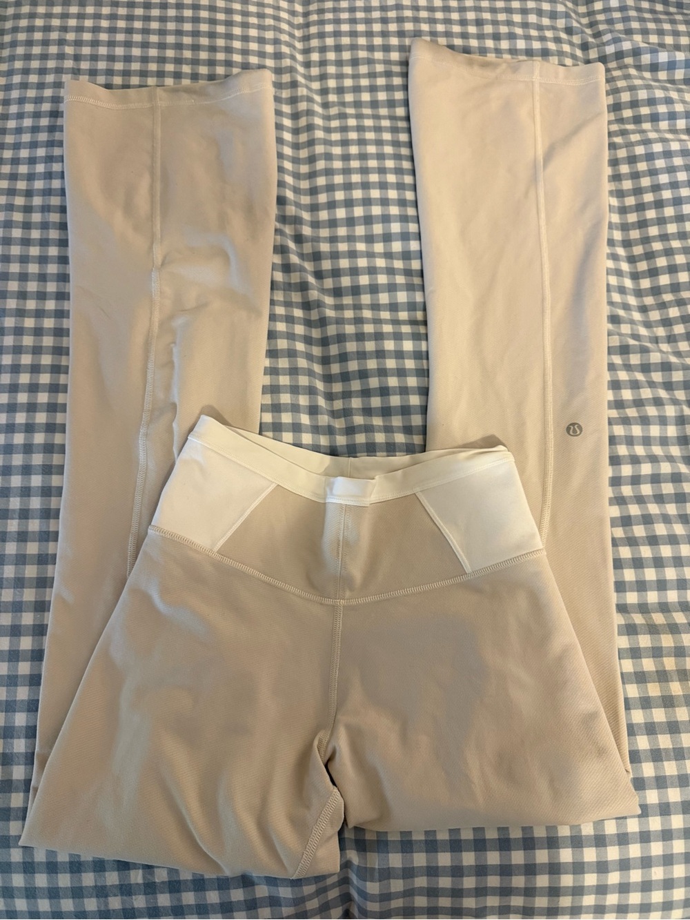 Lululemon Light Beige High-Rise Leggings